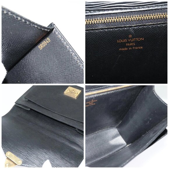 LOUIS VUITTON Epi Monceau 28 Hand Bag Black M52122 LV Auth bs29218 - Picture 15 of 16